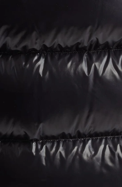 Moncler Maire Hooded Quilted Glossed-shell Down Jacket In Black