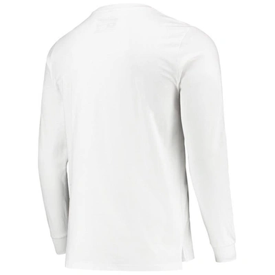 Shop Bleacher Report White Brooklyn Nets Sue Tsai Long Sleeve T-shirt