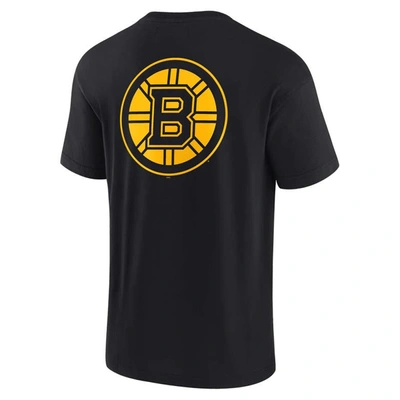 Shop Fanatics Signature Unisex  Black Boston Bruins Elements Super Soft Short Sleeve T-shirt