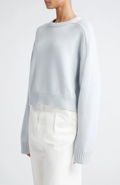 Shop Loulou Studio Bruzzi Oversize Wool & Cashmere Sweater In Ice Melange