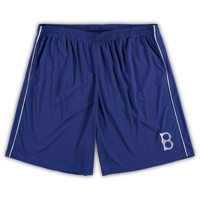 Shop Profile Royal Brooklyn Dodgers Big & Tall Mesh Shorts