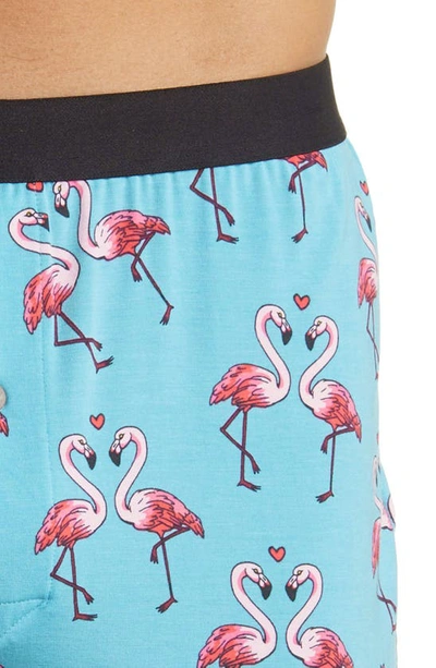 Shop Meundies Knit Boxers In Love Birds