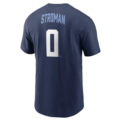 Shop Nike Marcus Stroman Navy Chicago Cubs City Connect Name & Number T-shirt