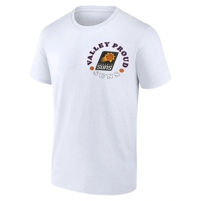 Shop Fanatics Branded White Phoenix Suns Street Collective T-shirt