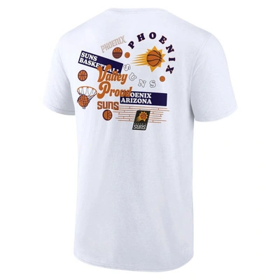Shop Fanatics Branded White Phoenix Suns Street Collective T-shirt