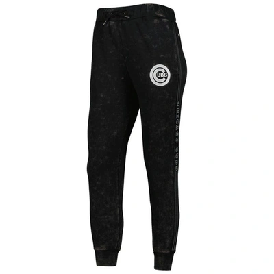 Shop The Wild Collective Black Chicago Cubs Marble Jogger Pants