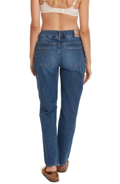 Shop Cache Coeur Carrie Cuff Maternity Mom Jeans In Mid Blue Used