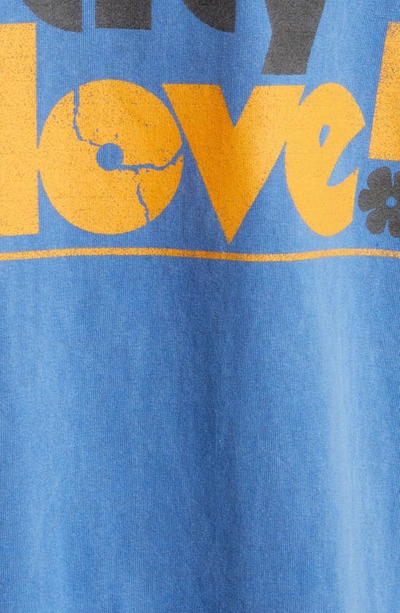 Shop Honor The Gift Inner City Love 2.0 Cotton Graphic T-shirt In Blue