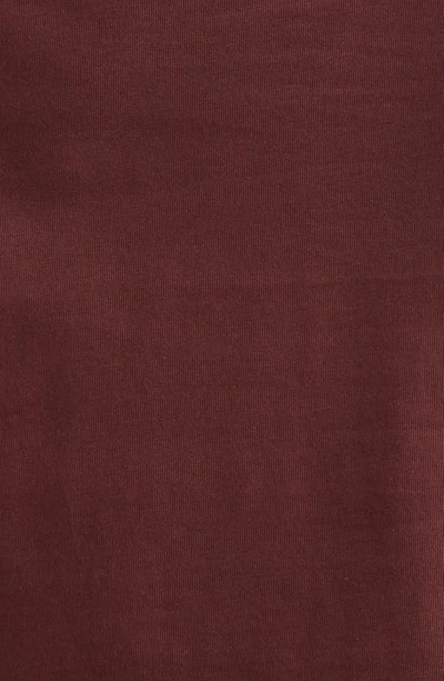 Shop Loulou Studio Masal Long Sleeve Cotton T-shirt In Midnight Bordeaux