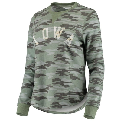 Shop Camp David Camo Iowa Hawkeyes Comfy Pullover Sweatshirt