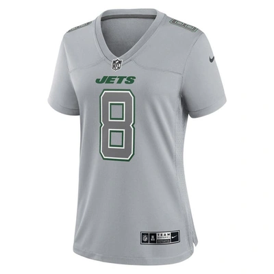 Shop Nike Aaron Rodgers Heather Gray New York Jets Atmosphere Fashion Game Jersey