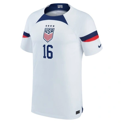 Shop Nike Youth  Rose Lavelle White Uswnt 2022/23 Home Breathe Stadium Replica Player Jersey