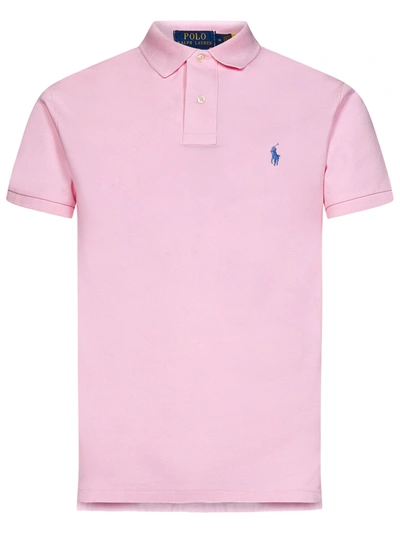 Shop Polo Ralph Lauren Polo Shirt In Rosa