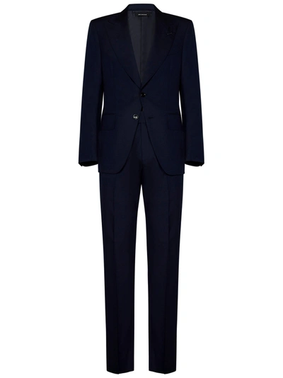 Shop Tom Ford Suit In Blu