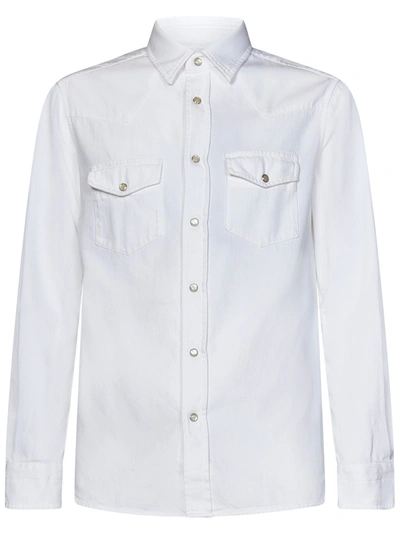 Shop Tom Ford Shirt In Bianco