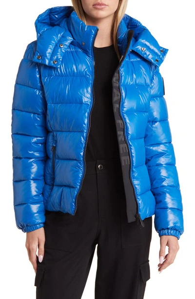 Shop Save The Duck Cosmary Water Repellent Insulated Puffer Jacket In Blue Berry