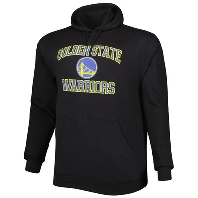 Shop Profile Black Golden State Warriors Big & Tall Heart & Soul Pullover Hoodie