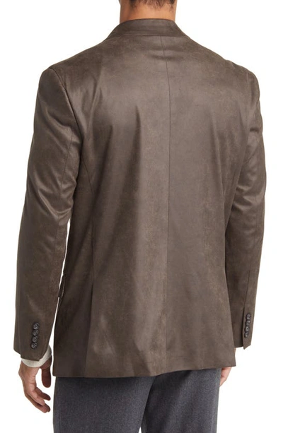 Daniel Hechter Norris Faux Suede Sport Coat In Mushroom