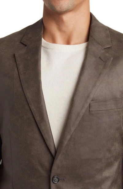 Daniel Hechter Norris Faux Suede Sport Coat In Mushroom