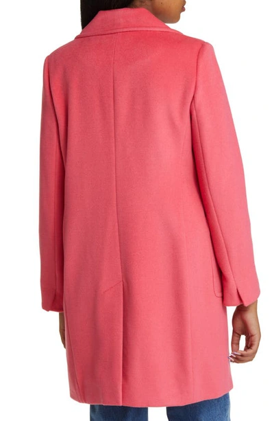 Sam Edelman Wool Blend Blazer Coat In Rose Quartz
