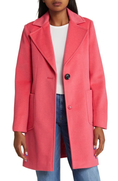 Sam Edelman Wool Blend Blazer Coat In Rose Quartz