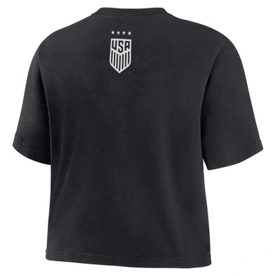 Shop Nike Youth  Black Uswnt Futura T-shirt