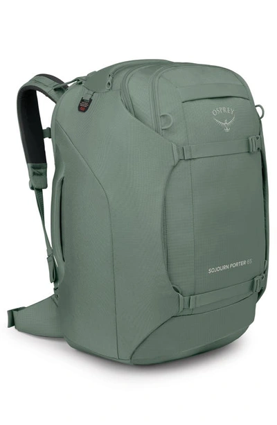 Shop Osprey Sojourn Porter 65-liter Travel Backpack In Koseret Green