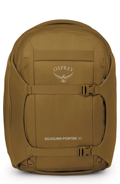 Shop Osprey Sojourn Porter 30-liter Recycled Nylon Travel Pack In Brindle Brown