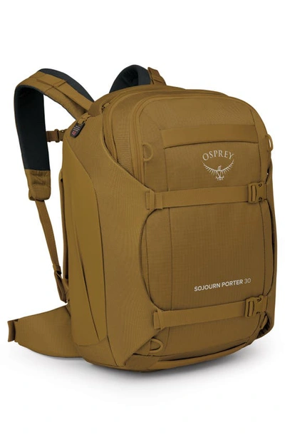 Shop Osprey Sojourn Porter 30-liter Recycled Nylon Travel Pack In Brindle Brown