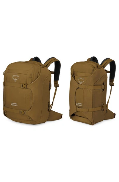 Osprey Sojourn Porter 30-liter Recycled Nylon Travel Pack In Brindle Brown