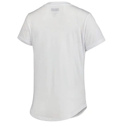 Shop Concepts Sport White/charcoal New Orleans Saints Sonata T-shirt & Leggings Sleep Set