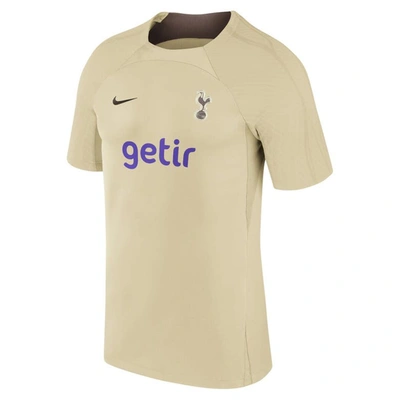 Shop Nike Gold Tottenham Hotspur 2023/24 Strike Training Top