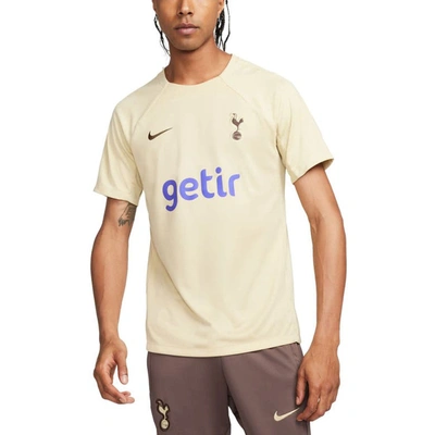 Shop Nike Gold Tottenham Hotspur 2023/24 Strike Training Top