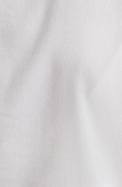 Hugo Boss Slim-fit Blouse In An Organic-cotton Blend In Bright White