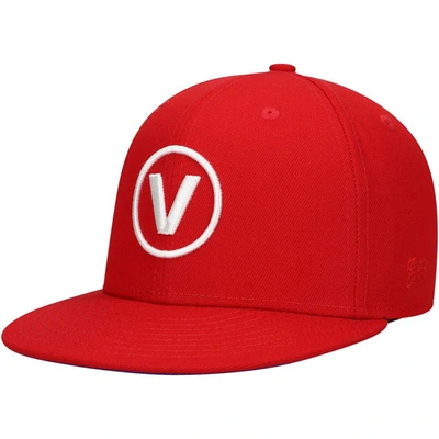 Shop Rings & Crwns Red Vargas Campeones Team Fitted Hat