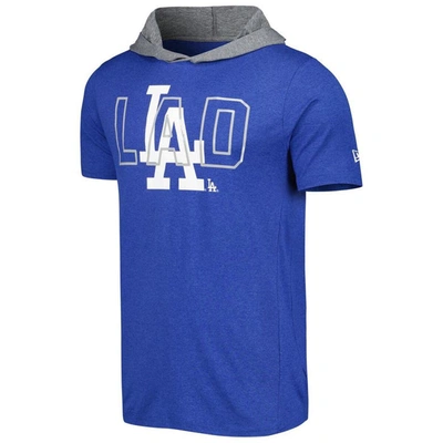 Shop New Era Royal Los Angeles Dodgers Team Hoodie T-shirt