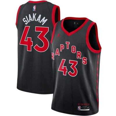 Shop Jordan Brand Pascal Siakam Black Toronto Raptors 2020/21 Swingman Jersey