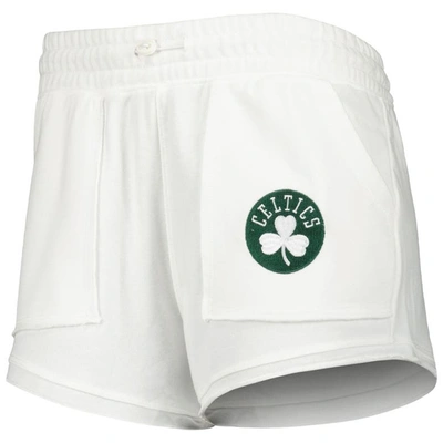 Shop Concepts Sport White Boston Celtics Sunray Shorts