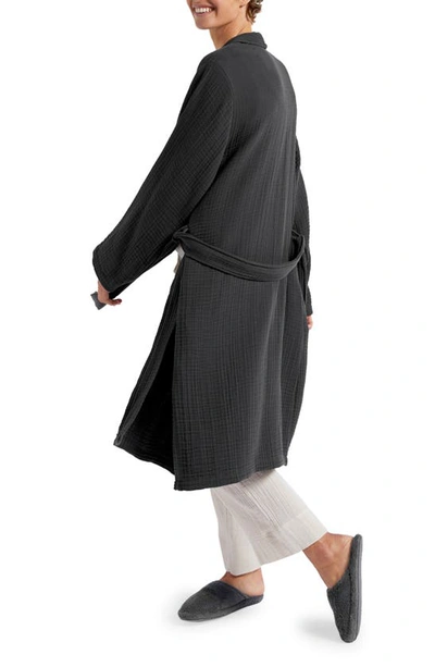 Shop Parachute Gender Inclusive Cloud Cotton Robe In Coal