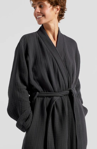 Shop Parachute Gender Inclusive Cloud Cotton Robe In Coal