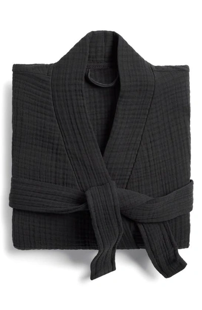 Parachute Gender Inclusive Cloud Cotton Robe In Coal