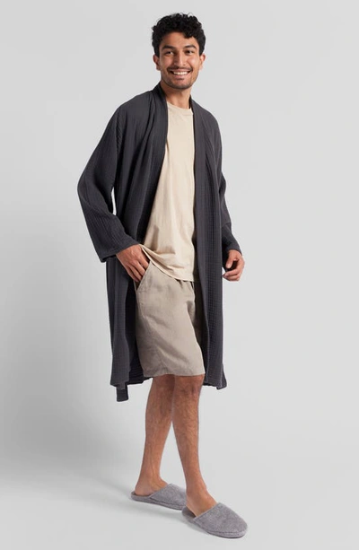 Shop Parachute Gender Inclusive Cloud Cotton Robe In Coal