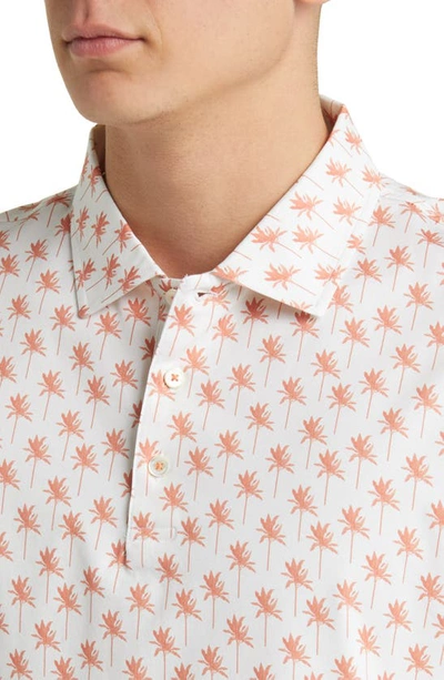 Shop Bugatchi Victor Ooohcotton® Palm Print Polo In Chalk