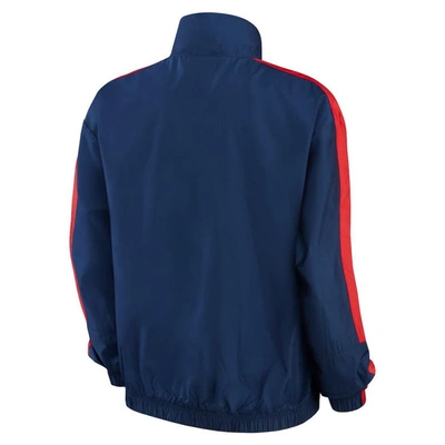 Shop Nike Navy Paris Saint-germain Essential Anthem Full-zip Jacket