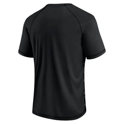 Shop Fanatics Branded Black Oklahoma Sooners Arch Outline Raglan T-shirt