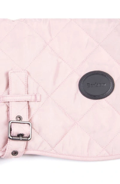 Shop Barbour Quilted Dog Coat In Pink