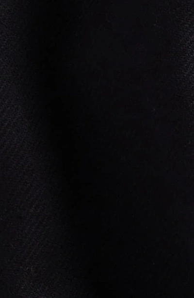 Amiri Eagle-patch Wool-blend And Leather Varsity Jacket In Black