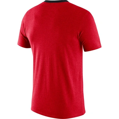 Shop Nike Red Georgia Bulldogs Vault Helmet Tri-blend T-shirt