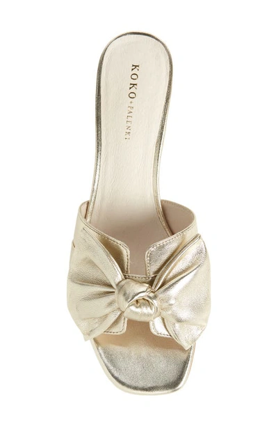 Koko + Palenki Sidney 2 Sandal In Gold Leather