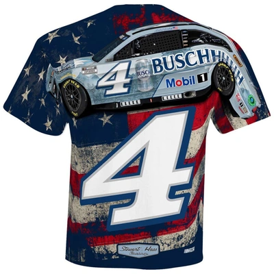 Shop Stewart-haas Racing Team Collection White Kevin Harvick Busch Light Sublimated Patriotic Total Print